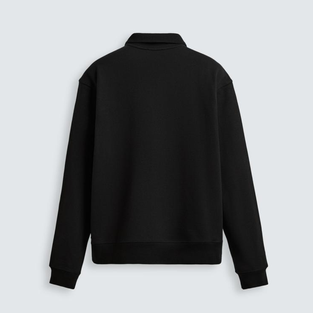 R&L™  BASIC QUARTER-ZIP BLACK