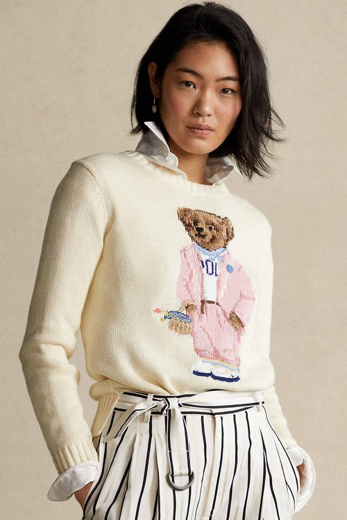 RL sweater | Pink Bear