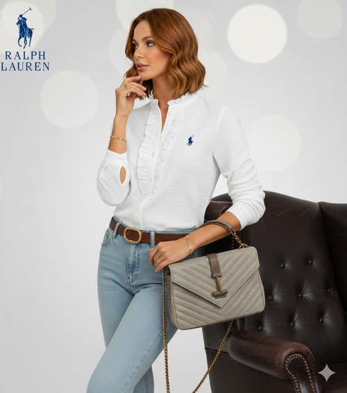 R&L™ Ruffled blouse – 50% discount