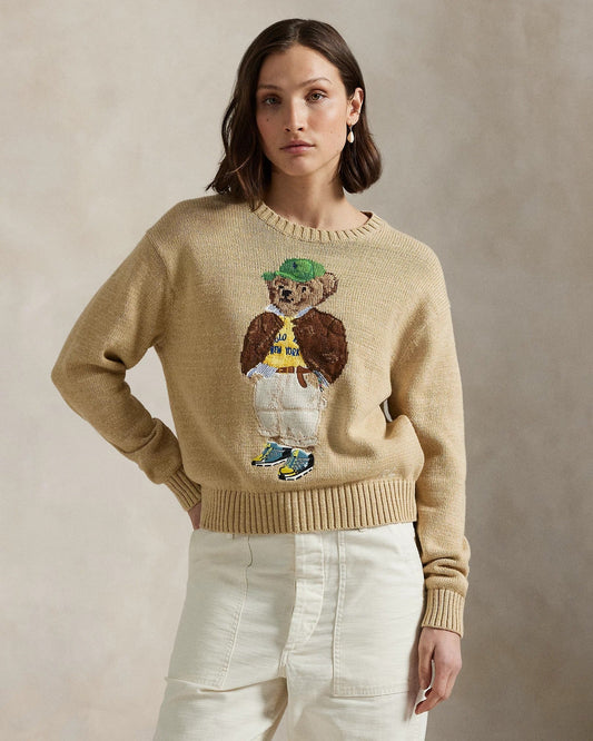 RL Sweater | Beige Bear Polo
